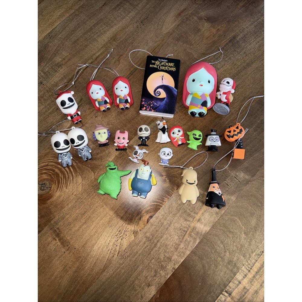 Random Lot Of Hallmark Mystery Ornaments Nightmare Before Christmas, Funko